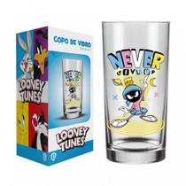 Copo Avulso Cylinder Manchester Allmix Vidro Estampa Marvin Looney Tunes Licenciado 300 ML Incolor