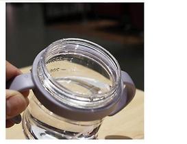 Copo baby sippy de 250ml com garrafa de água plástica em escala com s