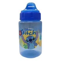 Copo BabyGo com Tampa e Válvula Redutora 340ml Stitch Azul +6m