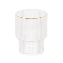 Copo Baixo 2pç Cristal 200ml c/ Borda Dourada Lines - Wolff
