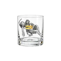 Copo Baixo De Cristal Bohemia 280 ml Zodiac Aquário 1 Peça Copo Baixo De Cristal Bohemia 280 ml Zodiac Aquário 1 Peça