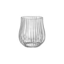 Copo Baixo de Cristal Bohemia Para Whisky 350 ml Tulipa Optic 1 Peça Copo Baixo de Cristal Bohemia Para Whisky 350 ml Tulipa Optic 1 Peça