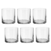 Copo Baixo De Cristal Bohemia Para Whisky 410 ml Larus 6 Peças Copo Baixo De Cristal Bohemia Para Whisky 410 ml Larus 6 Peças