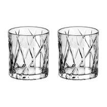 Copo Baixo de Cristal LHermitage Para Whisky 310 ml Forest 2 Peças