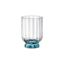 Copo Baixo De Vidro Bormioli Rocco 375 ml Florian Blue 1 Peça