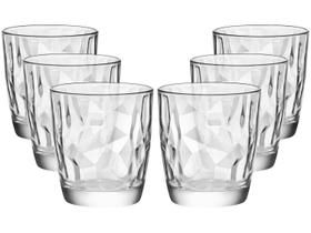 Copo Baixo De Vidro Bormioli Rocco 390 ml Diamond 6 Peças