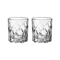 Copo Baixo De Vidro Deli Glass Para Whisky 280 ml Home & CO 2 Peças