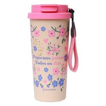 Copo Baker Motivacional Floral 500mL Copo Baker Motivacional Floral 500mL