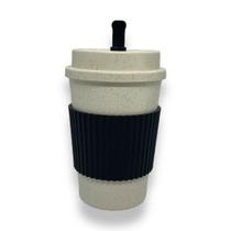 Copo Bambu Com Tampa Sustentável Café Chá Leite 450ML Copo Bambu Com Tampa Sustentável Café Chá Leite 450ML