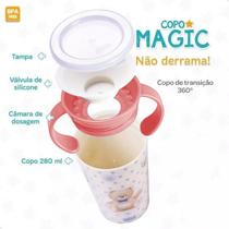 Copo Bebe Magic 360 Treinamento Antivazamento Menino Menina - PLASUTIL