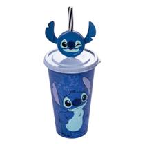Copo Bebidas Com Pin Do Stitch 500 Ml Copo Bebidas Com Pin Do Stitch 500 Ml