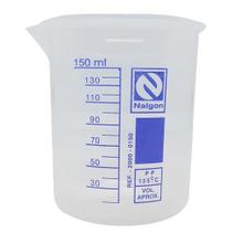 Copo Becker Graduado Autoclavável em PP Capacidade:150ml Graduado em 7,5ml