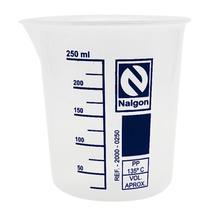 Copo Becker Nalgon 250ml Polipropileno Autoclavável Medidor Graduado Com Bico Copo Becker Nalgon 250ml Polipropileno Autoclavável Medidor Graduado Com Bico