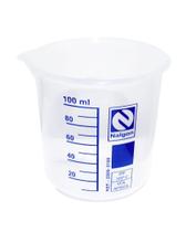 Copo Becker Plástico Graduado 100Ml - 1 unid