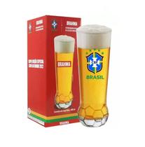 Copo bola cbf - brahma 400ml