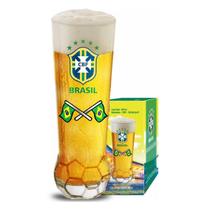 Copo Bola Cerveja Bandeiras Brasil Copa Do Mundo 2022 400ml
