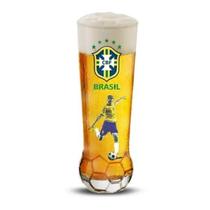 Copo Bola Cerveja Jogador Brasil Globimport 400ml Copo Bola Cerveja Jogador Brasil Globimport 400ml