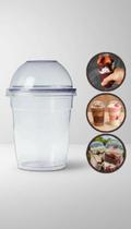 Copo Bolha 200ml C/ Tampa Transparente 100un Copo Bolha 200ml C/ Tampa Transparente 100un