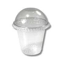 Copo Bolha com Tampa 180ml G687 Galvanotek com 50 unidades, kit para doces ,sobremesas