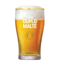 Copo Brahma Duplo Malte Filete de Ouro 473ml Ruvolo