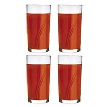 Copo Brisa 300ml Vidro Resistente Suco Agua Nadir - 4Un