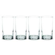 Copo Brooklyn 330ml Vidro Resistente Suco Agua Nadir - 4Un