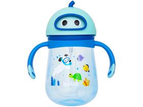Copo Buba com Alça Mergulho 12+ Meses Azul Desenhos Sortidos 300ml