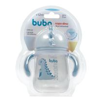 Copo Buba Dino Alça Removível +12 Meses com Canudo Azul 240ml