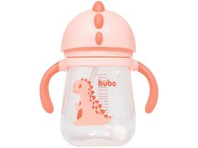 Copo buba transição antivazamento bico silicone retrátil 240ml cores com tampa dinossauro Copo buba transição antivazamento bico silicone retrátil 240ml cores com tampa dinossauro