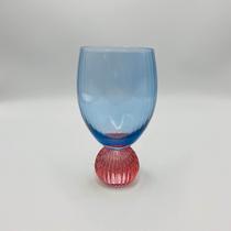 Copo Bubble Listras Azul e Rosa 300ml 8x14cm Copo Bubble Listras Azul e Rosa 300ml 8x14cm