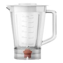 Copo C/ Tampa Branca Liquidificador Philips RI7300-7301-7302 Copo C/ Tampa Branca Liquidificador Philips RI7300-7301-7302