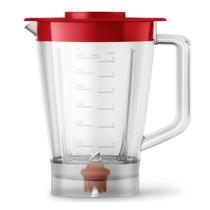 Copo C/tampa Vermelha P/ Processador Philips Walita Ri7300, Ri7301, Ri7302 e Ri7303 Original Copo C/tampa Vermelha P/ Processador Philips Walita Ri7300, Ri7301, Ri7302 e Ri7303 Original