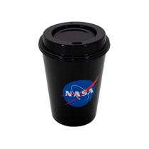 Copo Café 320 ml Nasa Com Tampa Plástico Plasútil