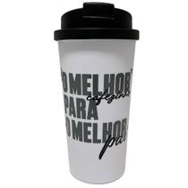 Copo Café C/ Tampa Bucks 500ml Estampado Frases Profissões
