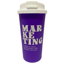 Copo Café C/ Tampa Bucks 500ml Estampado Frases Profissões Copo Café C/ Tampa Bucks 500ml Estampado Frases Profissões