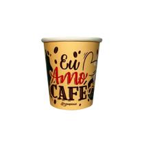 Copo Café Papel 120ml Strawplast Copo Descartável Térmico, Festa, Kit 500 Unid.