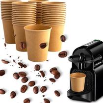 Copo Café Papel Térmico 85ml Chá Expresso 100 Copos Biodegradável