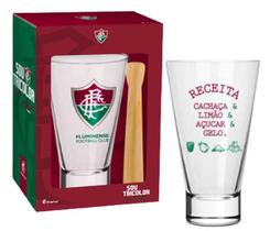 Copo Caipirinha Long Times de Futebol 400 ML sortidos Cor:Fluminense