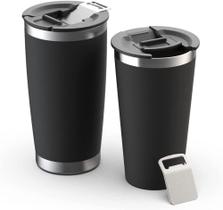 Copo Caneca Chope Com Abridor de Garrafas 730ml em Aço Inox Mantem Gelado e Quente - Unyhome Copo Caneca Chope Com Abridor de Garrafas 730ml em Aço Inox Mantem Gelado e Quente - Unyhome