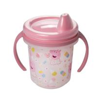 Copo Caneca Infantil C/ Alça Peppa Pig 280ml - Plasútil Copo Caneca Infantil C/ Alça Peppa Pig 280ml - Plasútil