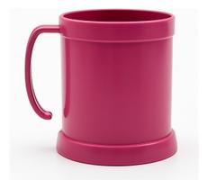 Copo Caneca Infantil Plástico Ergonômica 310ml Resistente para Uso Diário