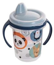 Copo Caneca Plástico Infantil para Bebê com alça e tampa de proteção da Plasútil Copo Caneca Plástico Infantil para Bebê com alça e tampa de proteção da Plasútil