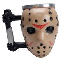 Copo Caneca Resina Coleção Decoração 3d Jason Voorhees