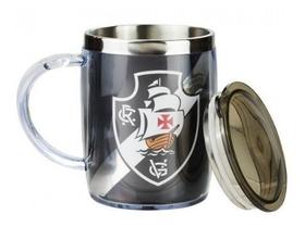 Copo Caneca Térmica Cerveja com Tampa Presente Vasco 450ml