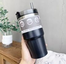 Copo caneca térmico de inox - tyeso original 600ml com tampa - p/ cerveja suco chá café bebida gelada ou quente