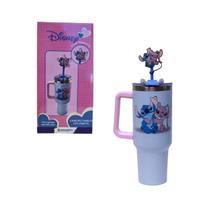 Copo Canecão Tumbler Stitch & Angel com pingente 1,15L Copo Canecão Tumbler Stitch & Angel com pingente 1,15L