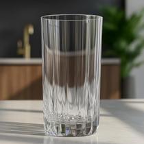 Copo Canelado Pasabahce Leia 310ml Vidro Europeu Premium Restaurantes 5 Estrelas