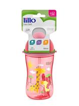 Copo Cantil Transição Lillo Infantil Decorado 390 ml Silicone de 1 a 3 Anos Antivazamento C Canudo Copo Cantil Transição Lillo Infantil Decorado 390 ml Silicone de 1 a 3 Anos Antivazamento C Canudo