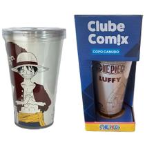 Copo Canudo 450ml Monkey D. Luffy Bússola Anime One Piece Geek Nerd Otaku Água Sucos Vitamina Presente Amigos Copo Canudo 450ml Monkey D. Luffy Bússola Anime One Piece Geek Nerd Otaku Água Sucos Vitamina Presente Amigos