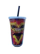 Copo Canudo 600ml Street Fighter Player Select - Beek
